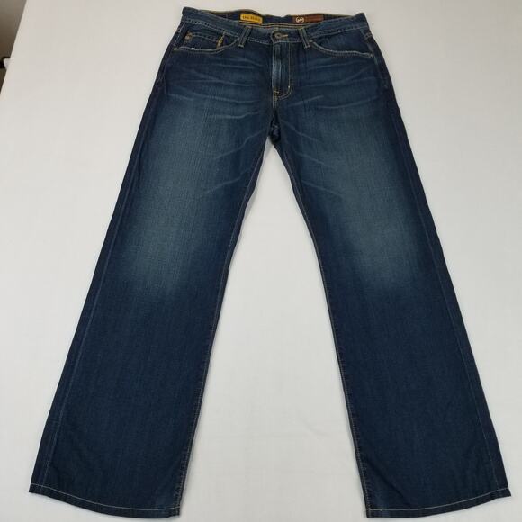 Ag Adriano Goldschmied Other - AG Adriano Goldschmied Jeans Mens 32x32 Blue The Hero Relaxed Fit Denim Made USA